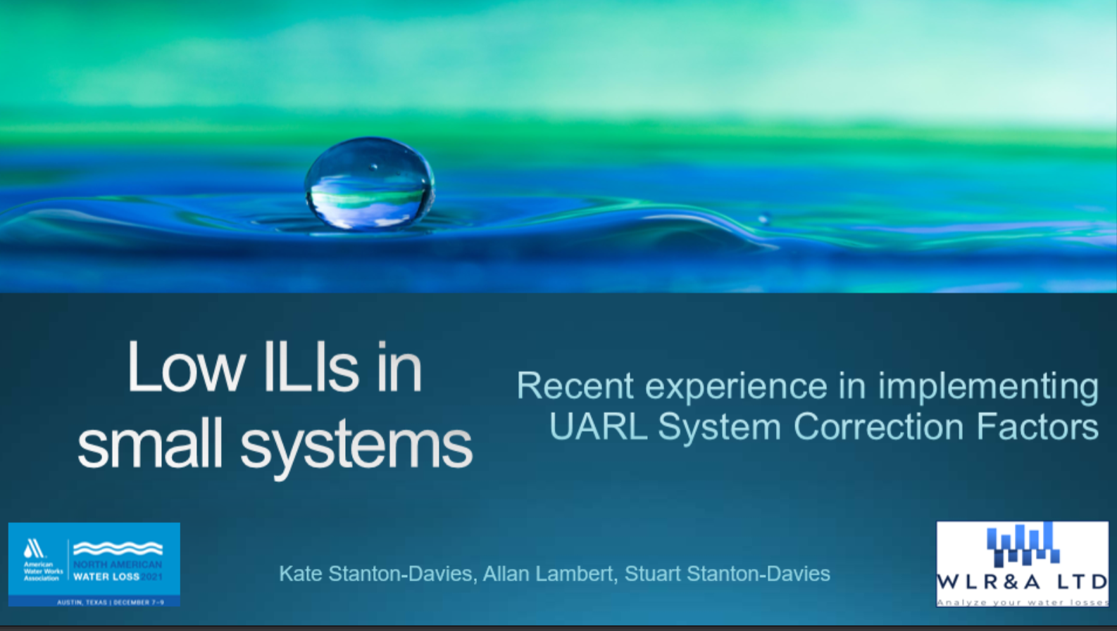 Low ILIs in Small Systems — Austin 2021